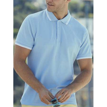  Polo uman Fruit of the Loom Polo Prem Tipped